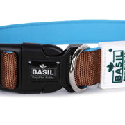 Padded Adjustable Collar for Dogs, Puppies & Cats (Brown)