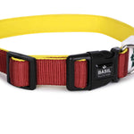 Padded Adjustable Collar for Dogs, Puppies & Cats (Maroon)
