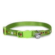 Basil Printed Adjustable Collar for Puppies & Cats – Stylish & Comfortable Design