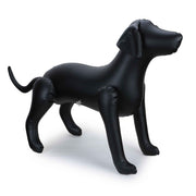 Dummy Dog Inflatable Pet Shop Display Mannequin for Dog Clothing and Accessories (Black)