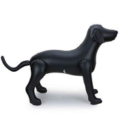 Dummy Dog Inflatable Pet Shop Display Mannequin for Dog Clothing and Accessories (Black)