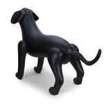 Dummy Dog Inflatable Pet Shop Display Mannequin for Dog Clothing and Accessories (Black)