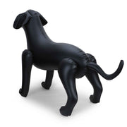 Dummy Dog Inflatable Pet Shop Display Mannequin for Dog Clothing and Accessories (Black)