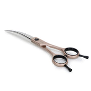 Basil Professional Gold Curved Scissors – Precision Grooming Shears for Pets - The Basil Pet Care