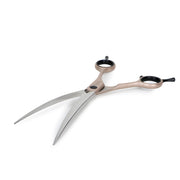 Basil Professional Gold Curved Scissors – Precision Grooming Shears for Pets - The Basil Pet Care