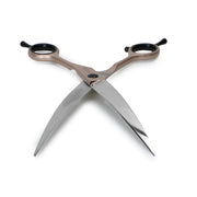 Basil Professional Gold Curved Scissors – Precision Grooming Shears for Pets - The Basil Pet Care