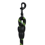 BASIL Rope Leash for Dogs & Puppies, 4 Feet (Black & Green) - The Basil Pet Care