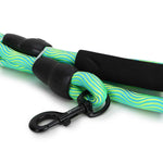 BASIL Rope Leash for Dogs & Puppies, 4 Feet (Yellow & Green)