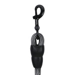BASIL Rope Leash for Dogs, 4 Feet (Black & Gray) - The Basil Pet Care