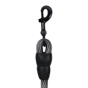 BASIL Rope Leash for Dogs, 4 Feet (Black & Gray) - The Basil Pet Care