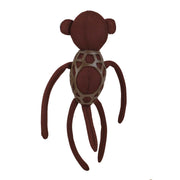 BASIL Monkey Plush Toy with TPR for Dogs & Puppies - Soft, Durable, and Fun Interactive Play