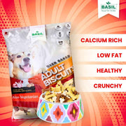 Dog Biscuits, Chicken Flavor - Suitable for All Breeds, Large Dogs - 900 Grams