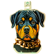 BASIL Gold Dog Jewelry – Lightweight Glam, No Metal Chain - The Basil Pet Care