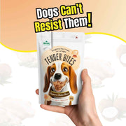 BASIL TENDER BITES Coconut in Chicken Bones – Premium Dog Treat | 70g Pack | High Protein, Calcium-Rich, Gluten-Free Chew Snack for All Breeds