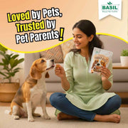 BASIL TENDER BITES Coconut in Chicken Bones – Premium Dog Treat | 70g Pack | High Protein, Calcium-Rich, Gluten-Free Chew Snack for All Breeds