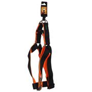 Basil Padded Leash, Collar, and Harness Set for Dogs – Comfortable & Durable Walk Essential, Solid Black - The Basil Pet Care