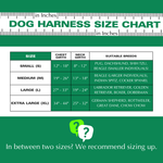 Basil Printed Dog Harness – Green & Purple, Adjustable & Comfortable No-Pull Harness for Walking and Training Dogs of All Sizes - The Basil Pet Care