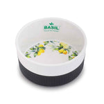 BASIL Anti-Slip Ceramic Dog Bowl for Pets - Premium Feeding Dish with Non-Skid Base