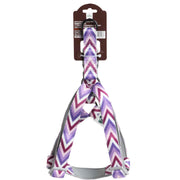 BASIL Zig-Zag Print Padded Harness, Purple