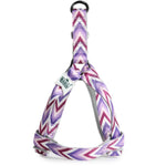 BASIL Zig-Zag Print Padded Harness, Purple