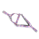 BASIL Zig-Zag Print Padded Harness, Purple