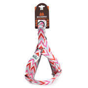 BASIL Zig-Zag Print Padded Harness, Red