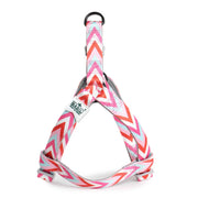 BASIL Zig-Zag Print Padded Harness, Red
