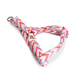 BASIL Zig-Zag Print Padded Harness, Red