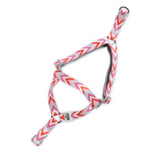 BASIL Zig-Zag Print Padded Harness, Red