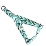 BASIL Zig-Zag Print Padded Harness, Green