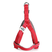 BASIL Padded Adjustable Harness for Dogs & Puppies (Red)