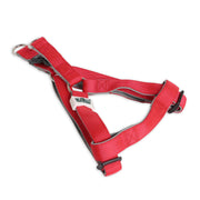 BASIL Padded Adjustable Harness for Dogs & Puppies (Red)