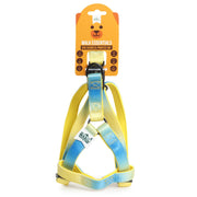Basil Printed Dog Harness – Blue & Yellow, Adjustable & Comfortable No-Pull Harness for Walking and Training Dogs of All Sizes