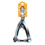 Basil Printed Dog Harness – Black & Grey, Adjustable & Durable No-Pull Harness for Walking and Training Dogs of All Sizes