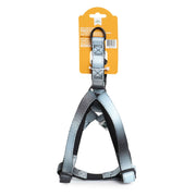 Basil Printed Dog Harness – Black & Grey, Adjustable & Durable No-Pull Harness for Walking and Training Dogs of All Sizes