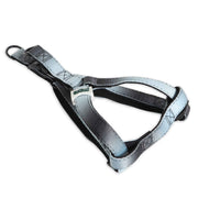 Basil Printed Dog Harness – Black & Grey, Adjustable & Durable No-Pull Harness for Walking and Training Dogs of All Sizes