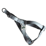 Basil Printed Dog Harness – Black & Grey, Adjustable & Durable No-Pull Harness for Walking and Training Dogs of All Sizes