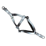 Basil Printed Dog Harness – Black & Grey, Adjustable & Durable No-Pull Harness for Walking and Training Dogs of All Sizes