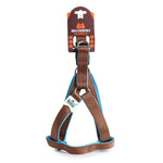 Basil Padded Dog Harness – Brown, Adjustable & Comfortable No-Pull Harness for Walking and Training Dogs of All Sizes