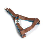 Basil Padded Dog Harness – Brown, Adjustable & Comfortable No-Pull Harness for Walking and Training Dogs of All Sizes