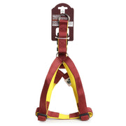 Basil Padded Dog Harness – Maroon, Adjustable & Comfortable No-Pull Harness for Walking and Training Dogs of All Sizes