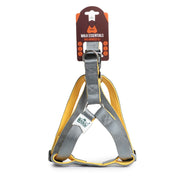 Basil Padded Dog Harness – Grey, Adjustable & Comfortable No-Pull Harness for Walking and Training Dogs of All Sizes