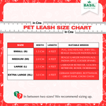 Leash for Dogs, Cats & Puppies (Solid Red) - The Basil Pet Care