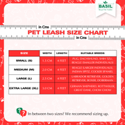 Leash for Dogs, Cats & Puppies (Solid Red) - The Basil Pet Care