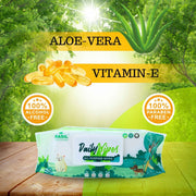 BASIL Daily wet Wipes, All Purpose Pet Grooming Wet Wipes - 80 Wipes