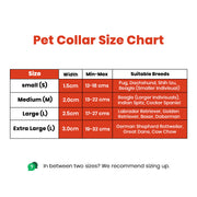 Padded Adjustable Collar for Dogs, Puppies & Cats (Red)