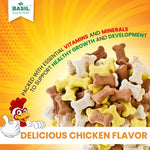 Puppy Biscuits, Chicken Flavor - Suitable for All Age, Small Dogs - 900 Grams