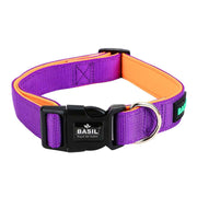 BASIL Padded Adjustable Collar for Dogs & Puppies (Purple)