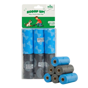 BASIL Scoop Up! Heavy Duty Dog Poop Bags | 6 Rolls (90 Bags)