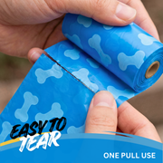 BASIL Scoop Up! Heavy Duty Dog Poop Bags | 6 Rolls (90 Bags)